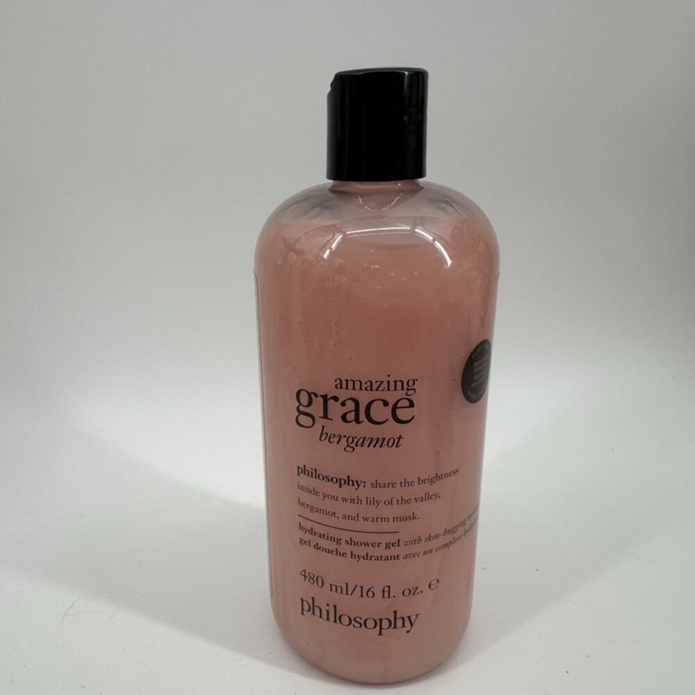 Philosophy Amazing Grace Bergamot Shower Gel 16 Oz Sealed Hydrating Body Wash